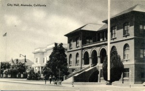 City Hall, Alameda, California circa 1940s                                           